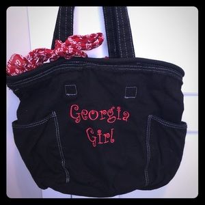 Thirty one black retro metro tote bag